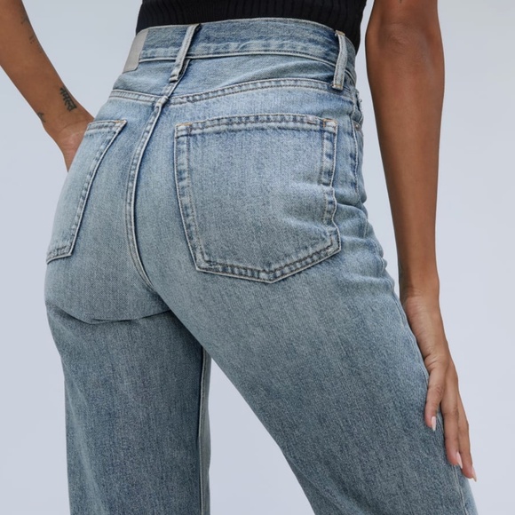 Everlane Straight Leg Jeans Rigid Way High 100% Organic Cotton Sz 29 - Picture 4 of 15